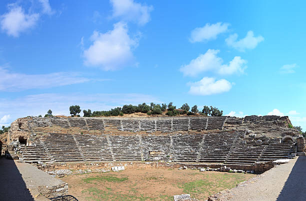 Nysa theatre , Roman theatre, cavea with 115m, orchestra width 25m; capasity 12.000 ca. 1st cent. 