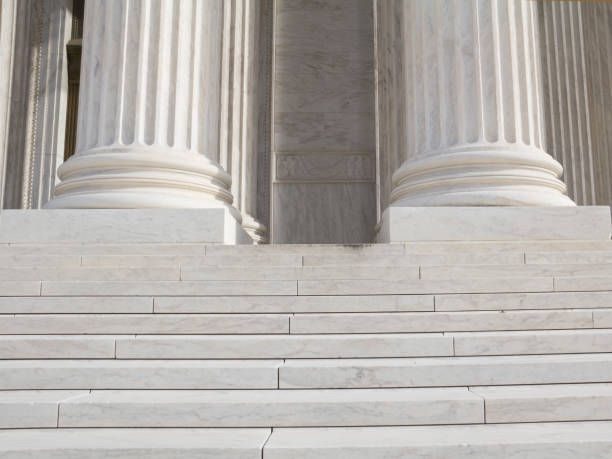 istock Pillars and Steps, supreme court, Washington DC 1871006155