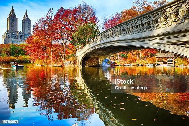 Central Park At Autumn Stock Photo - Download Image Now - Central Park - Manhattan, Autumn, New York City