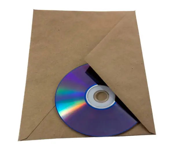 Photo of Unmarked envelope with a cd inside