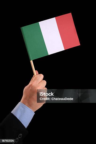 Trzymając Flagi Włoch - zdjęcia stockowe i więcej obrazów Biały - Biały, Biznes, Biznesmen