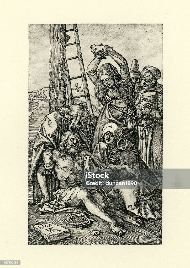 A paixão de Jesus Cristo - Royalty-free Albrecht Durer Ilustração de stock