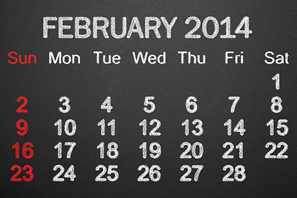 istock Calendar 2014 February 187102425