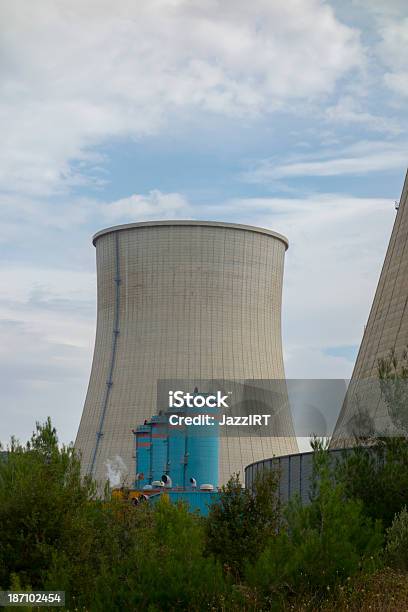 Das Kraftwerk Kamin Stockfoto und mehr Bilder von AKW-Reaktorbereich - AKW-Reaktorbereich, Anhöhe, Atomkraftwerk