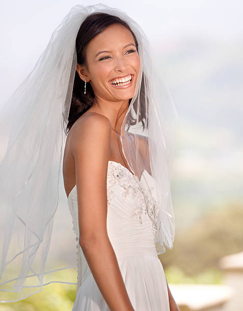 istock Radiant smiles on her big day 187104034