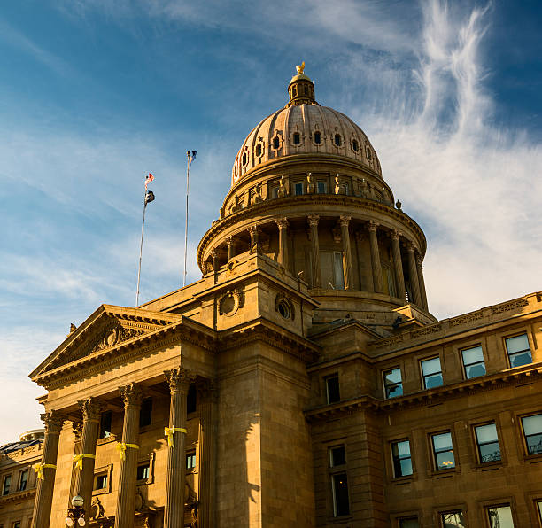 istock Idaho State Capitol in Boise with dramatic sky 187104667