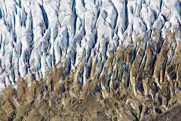 빙하 구조 - aletsch glacier 뉴스 사진 이미지