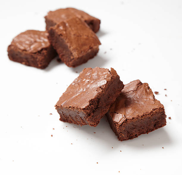 Brownies stock photo