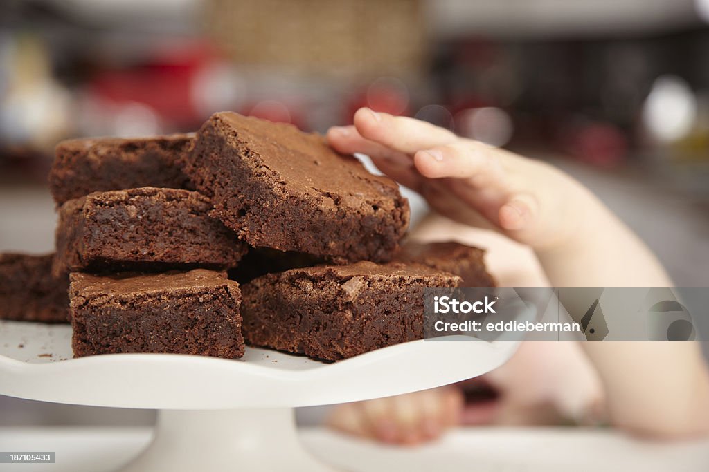 Desee un brownie - Foto de stock de Brownie - Pastel libre de derechos