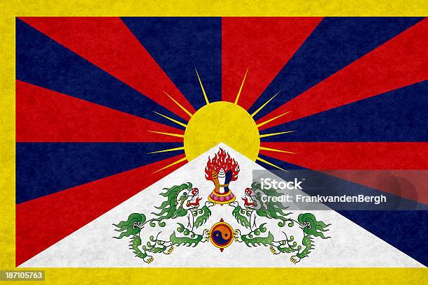 Foto de Bandeira Tibetano e mais fotos de stock de Bandeira do Tibete - Bandeira do Tibete, Bandeira, Bandeira nacional