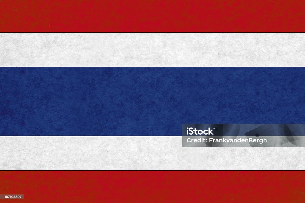 Bandeira Tailandesa - Foto de stock de Bandeira royalty-free