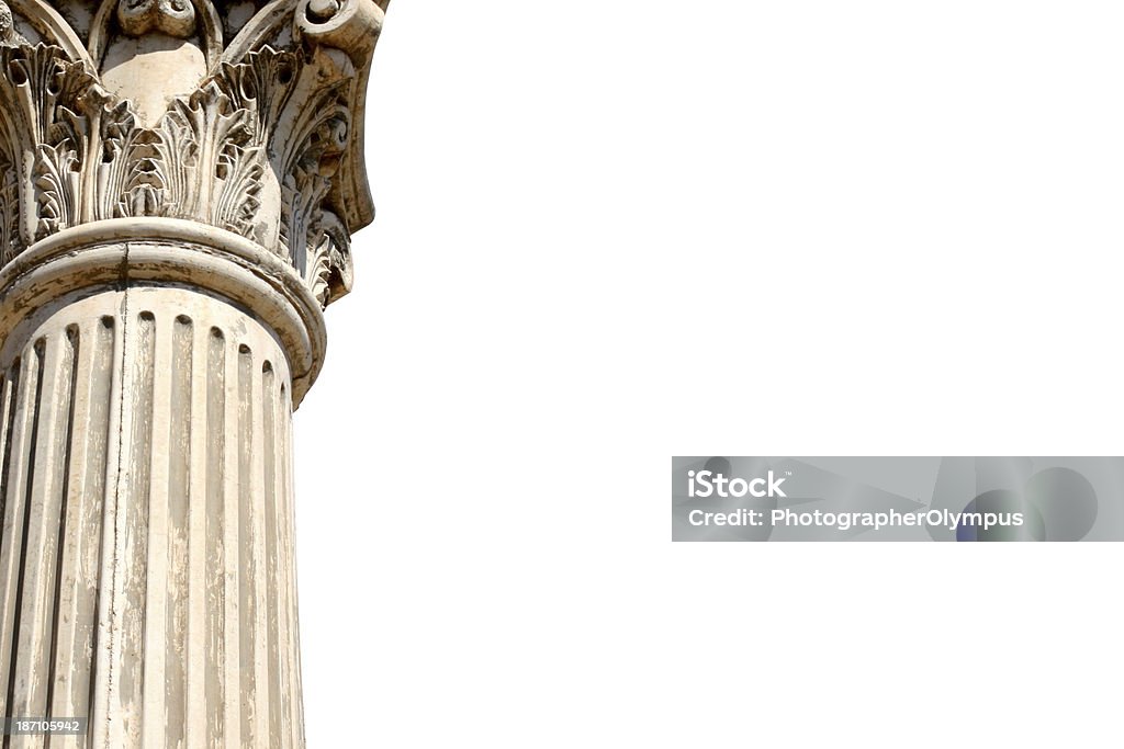 Columna griega con copyspace - Foto de stock de Arquitectura libre de derechos