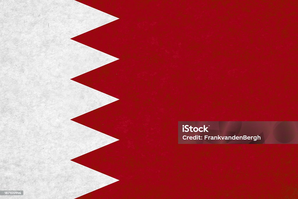 Drapeau de Bahreïn - Photo de Asie libre de droits