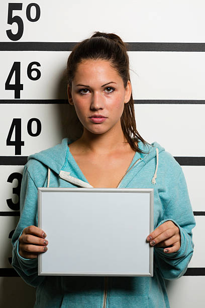 istock Mugshot of a Woman 187105959
