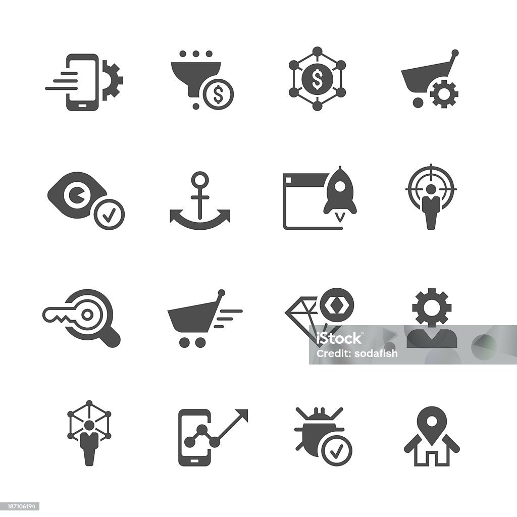 Internet marketing icons /プライムシリーズ - eコマースのロイヤリティフリーベクトルアート