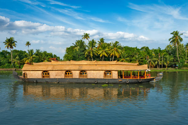 istock Houseboat on Kerala backwaters, India 1871082205