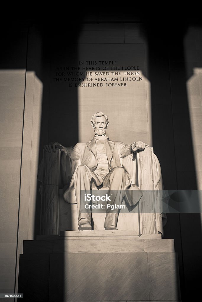 Lincoln Memorial - Foto stock royalty-free di 4 Luglio