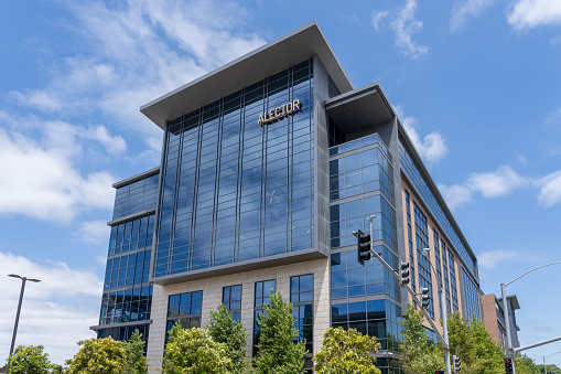 Alector headquarters in Silicon Valley, South San Francisco, California, USA - June 7, 2023. Alector is an American biopharmaceutical company.