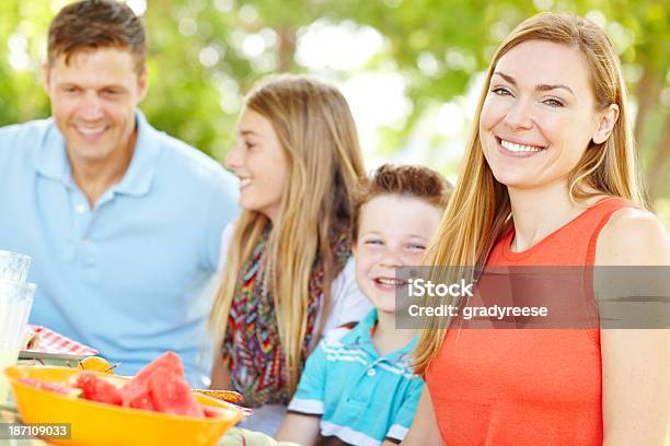 Having A Family Is So Fulfilling Stock Photo - Download Image Now - 40-49 Years, 6-7 Years, Adult