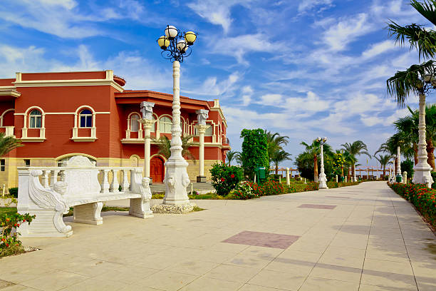 dom wakacyjny na arabian coast - villa house marble tropical climate zdjęcia i obrazy z banku zdjęć