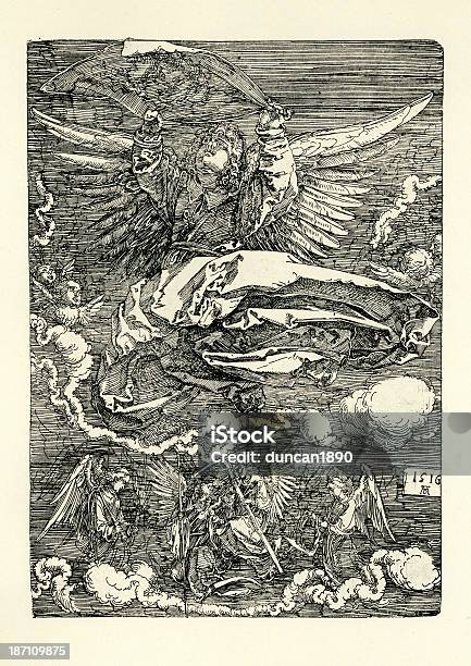 Sudarium Die Durch Eine Angel Stock Vektor Art und mehr Bilder von Albrecht Dürer - Albrecht Dürer, Alt, Altertümlich