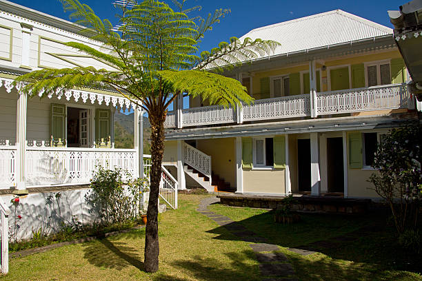 istock Traditional house at Hell Bourg 187110757