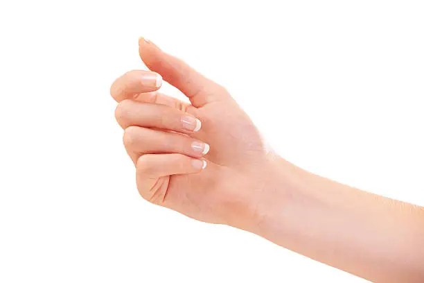 Cropped shot of a woman's hand