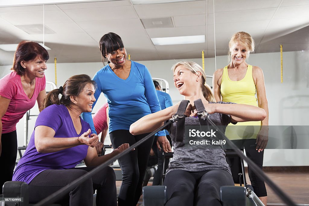 Aula de Pilates - Royalty-free 20-29 Anos Foto de stock