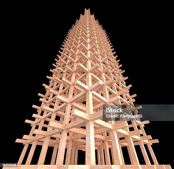 Architektonische Holzstruktur Engineeringkonzept Stockfoto und mehr Bilder von Abstrakt