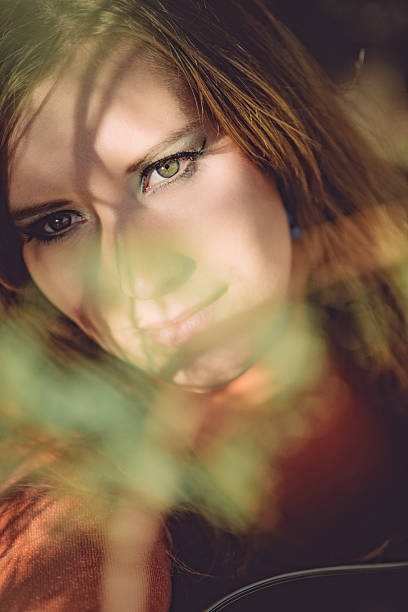 istock Vintage young woman portrait 187111122