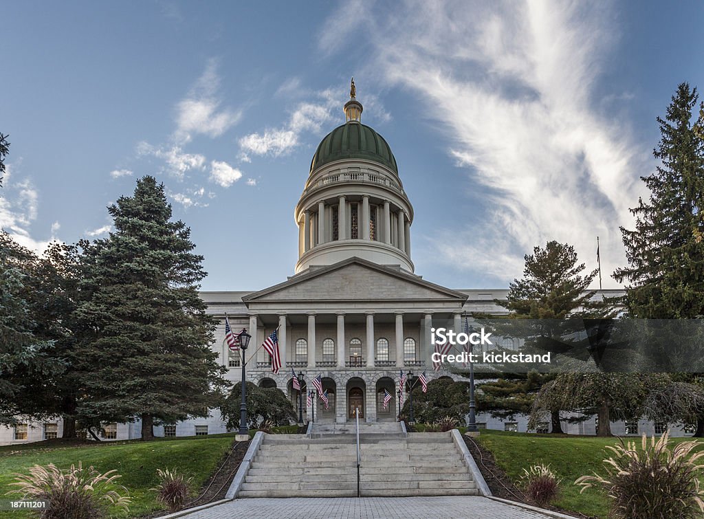 Maine residencia estatal - Foto de stock de Capitolio estatal libre de derechos