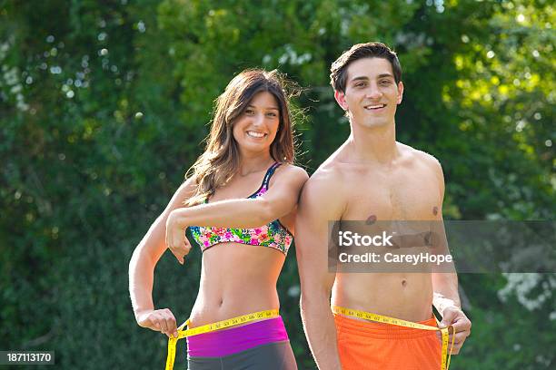 Fit Couple Stock Photo - Download Image Now - 20-29 Years, Abdominal Muscle, Active Lifestyle