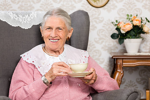 istock Portrait senior woman 187113330