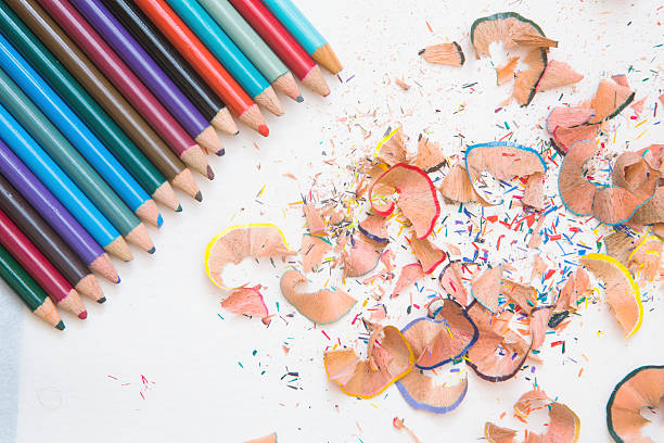 istock Colored Pencils and Shavings 187113592