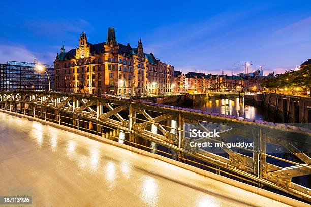 Hamburg Speicherstadt Stock Photo - Download Image Now - Ancient, Architecture, Blue