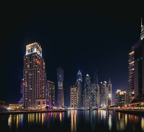 istock Dubai Marina nightshot 187114439