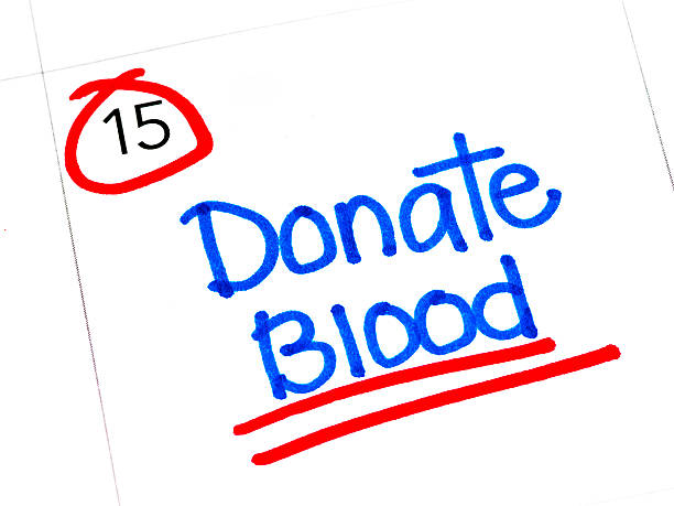 istock Calendar with Blood Donation Reminder 187114772