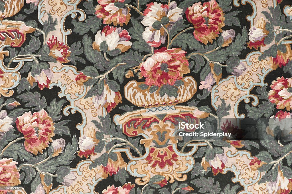 Antikes mit Blumenmuster - Lizenzfrei Toile-de-Jouy Stock-Foto