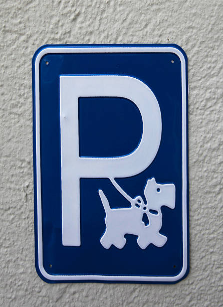 istock Dog parking sign 187116136