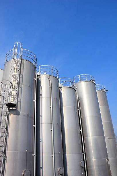 istock Stainless steel tanks 187116222