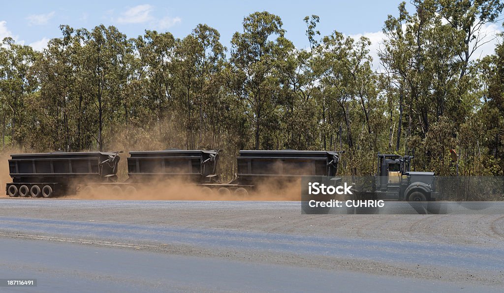 Viaggio in treno di guida Minerale di Manganese da miniera di porta - Foto stock royalty-free di Australia