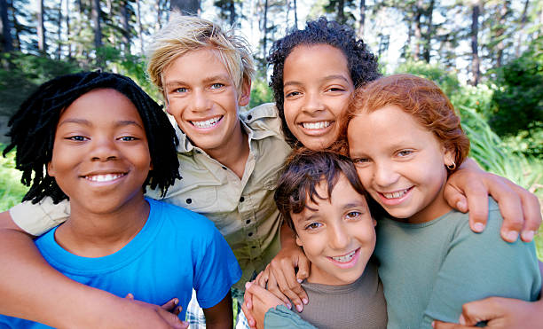 istock Fun with friends in the open 187116713
