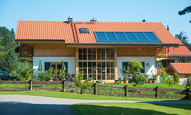 istock modern rural home with garden 187117831