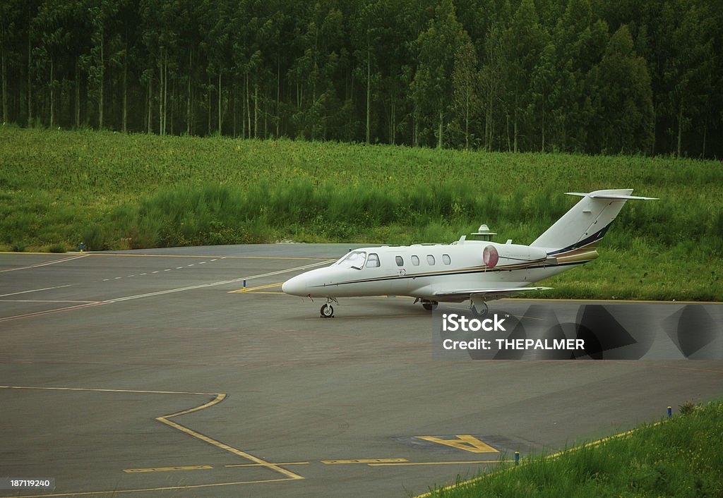 corporate private jet corporate private jet at airport Air Vehicle Stock Photo