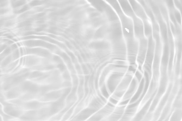 istock White water with ripples on the surface. Defocus blurred transparent white colored clear calm water surface texture with splashes and bubbles. Water waves with shining pattern texture background. 1871210169