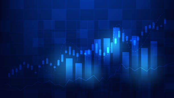 istock finance background with stock market statistic trend with candlesticks and bar chart 1871210181
