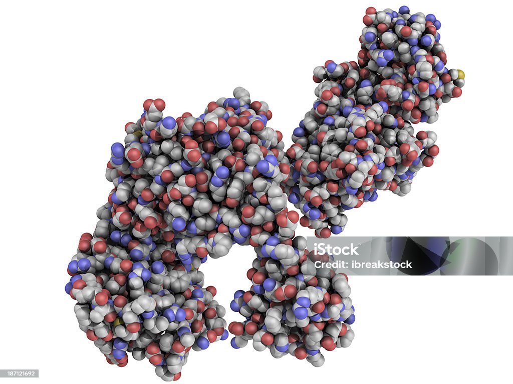 Taq polymerase PCR aux enzymes - Photo de Molécule libre de droits