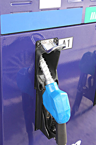 istock Refueling equipment in gas station. 187121876