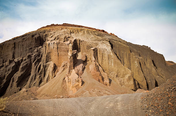 istock Open pit mine mountain. Fuerteventura 187122311