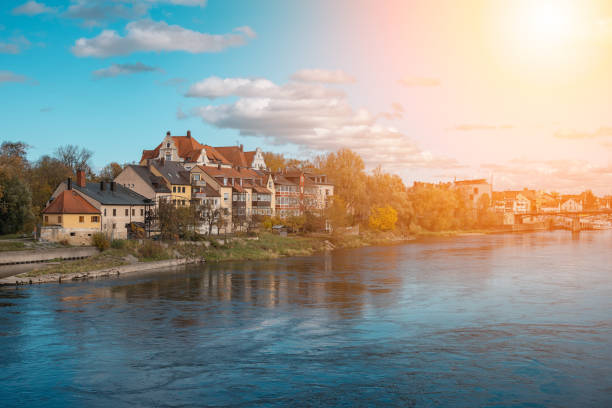 istock View of medieval city along the Danube. 1871228598